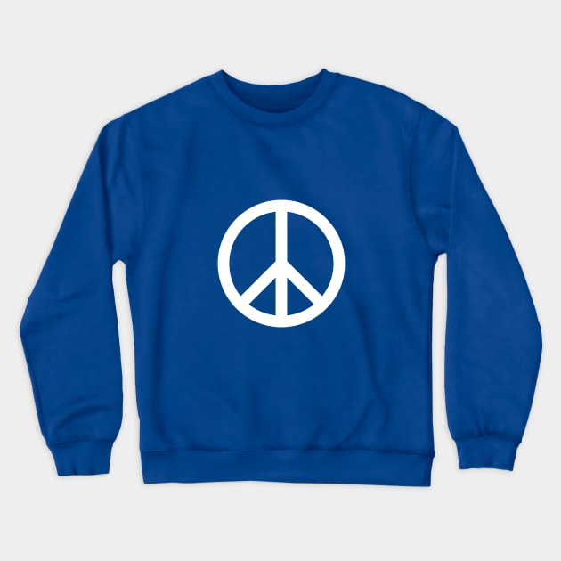 peace logo Crewneck Sweatshirt by Red Zebra